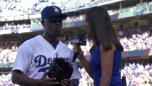 Jimmy Rollins gets the gatorade shower after game winning 3-run homer