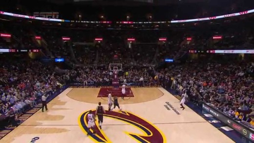 JR Smith hits 40 footer fading away at the buzzer