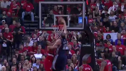 Kosta Koufos hammers home posterizing Jam