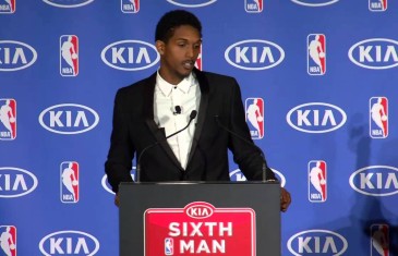 Lou Williams speaks on receiving the 6th Man of the Year reward