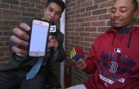 Mookie Betts solves a Rubik’s Cube rather quickly