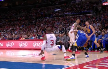 Steph Curry drops Chris Paul with behind the back dribble