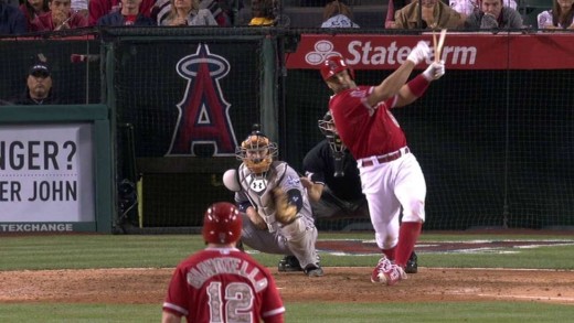 Albert Pujols walks it off the Angels & eyes down Padres dugout