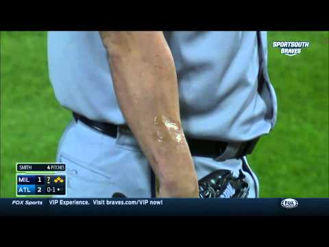 Brewers pitcher Will Smith ejected for foreign substance on his arm