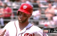 Bryce Harper launches 3 homers vs. the Marlins