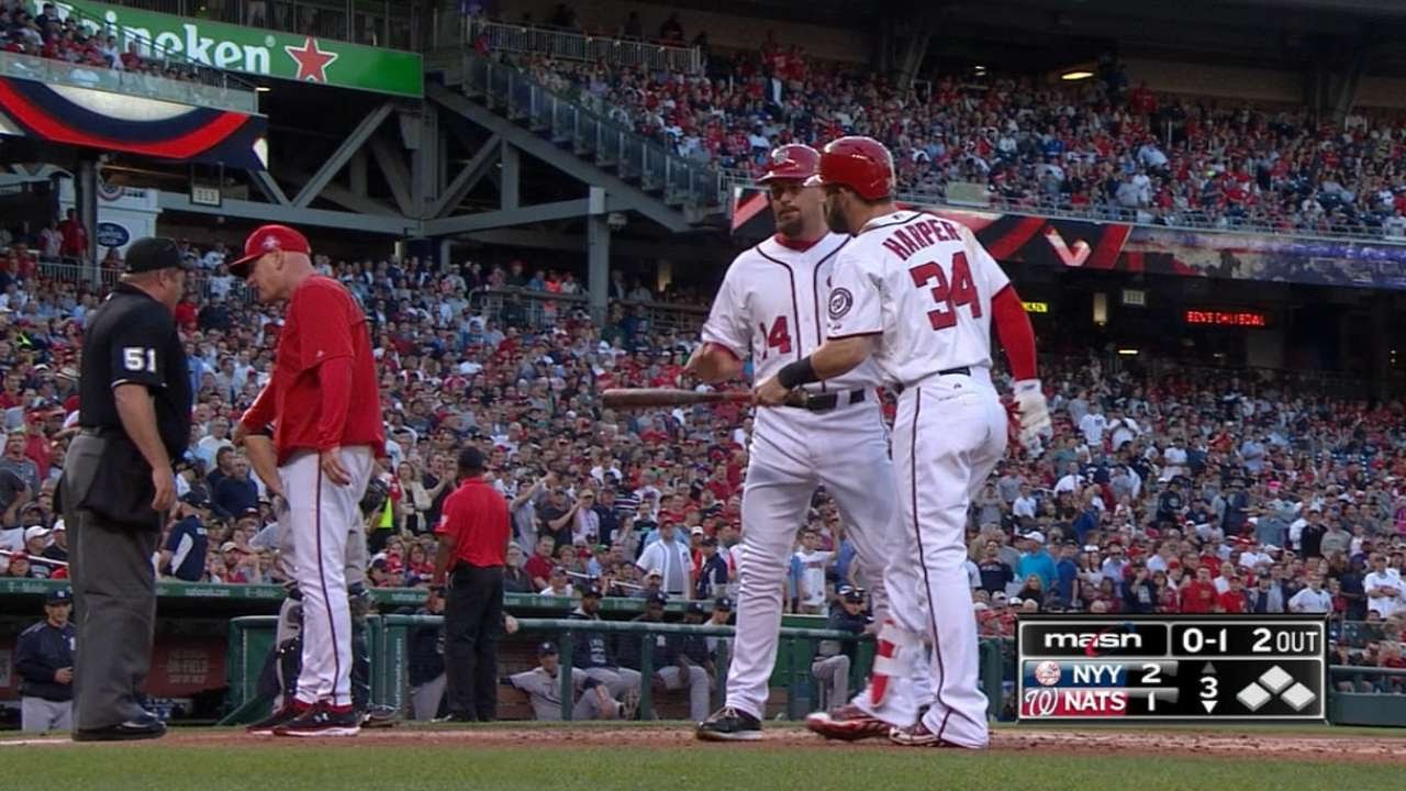 Bryce Harper & Matt Williams get ejected in the 3rd inning
