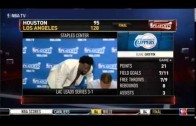 DeAndre Jordan walks out of post-game press conference laughing
