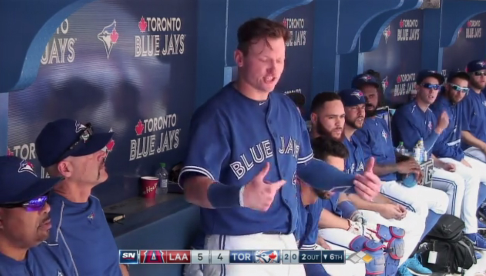 Josh Donaldson tells Angels pitching coach to suck his c*ock