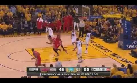 James Harden puts Steph Curry on skates with crossover