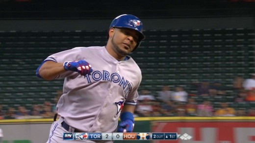 Jose Bautista & Edwin Encarnacion go back to back in Houston