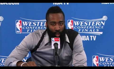 Kevin McHale, James Harden & Dwight Howard speak to the media