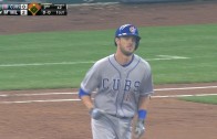 Kris Bryant connects for first MLB home run