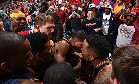 LeBron James buries the buzzer beater to win Game 4