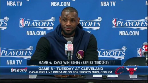 LeBron James overruled Cavs head coach David Blatt on final play