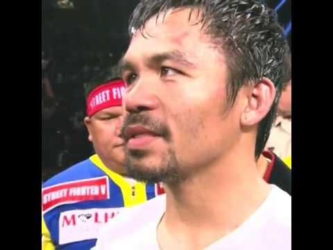Manny Pacquiao says he thought he won the fight
