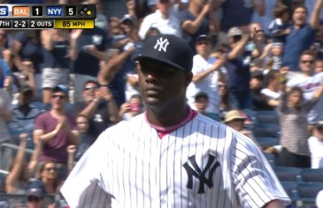 Michael Pineda strikes out 16th batter of the game