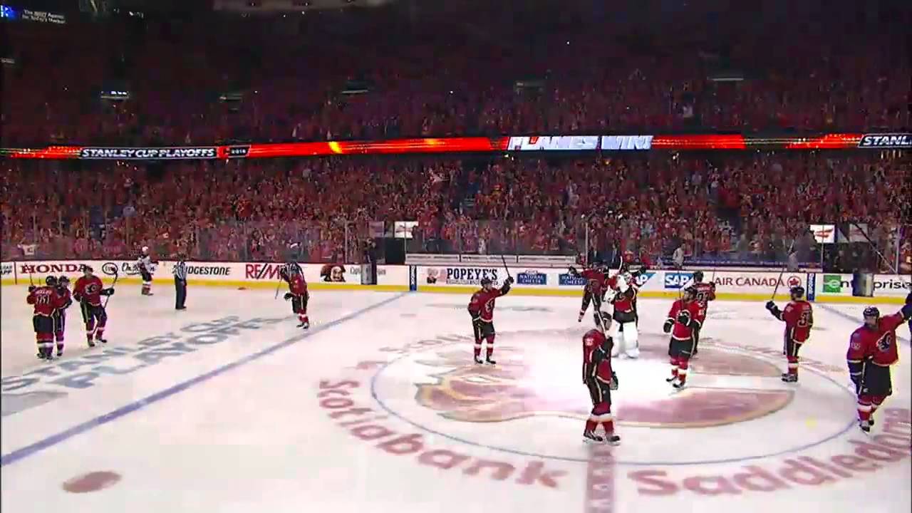 Mikael Backlund's scores overtime goal to defeat the Ducks 4-3