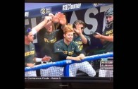 Mizzou players use red-head teammate to spark rally