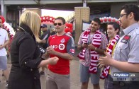 Reporter confronts Toronto FC fans who said FHRITP