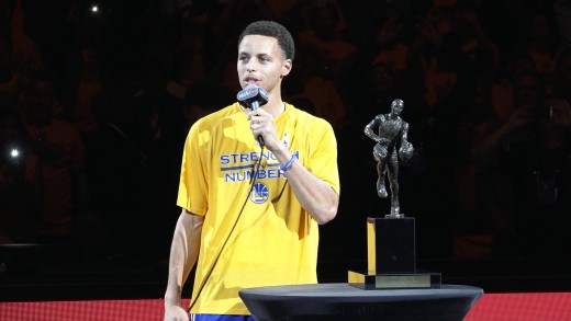 Stephen Curry MVP Award Presentation