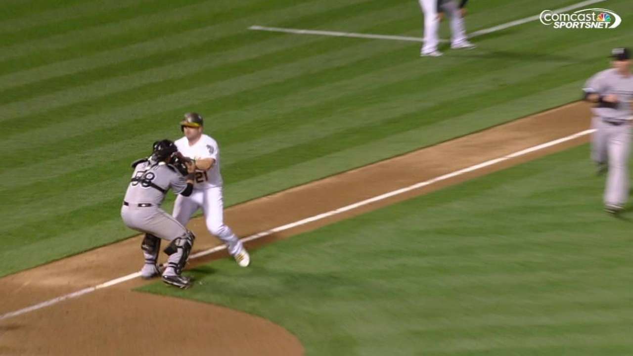 White Sox execute great relay to end game