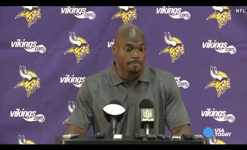 Adrian Peterson on his mistake & his return to the Vikings