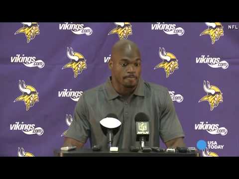 Adrian Peterson on his mistake & his return to the Vikings