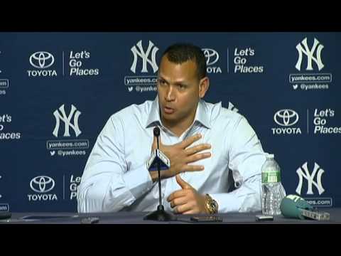 Alex Rodriguez on his 3,000th hit