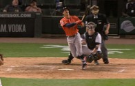 Carlos Correa rips a two-run shot for his first MLB homer