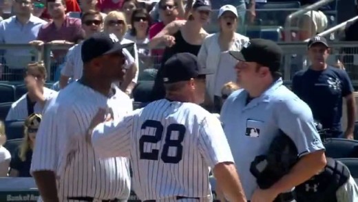 CC Sabathia ejected & gets in umpire’s face