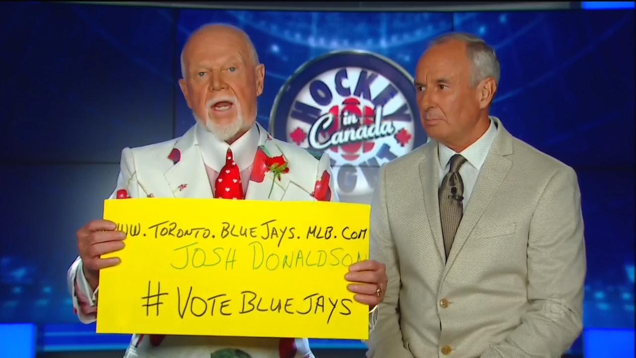 Don Cherry says it's time to vote for Josh Donaldson in the MLB All-Star Game