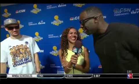 Draymond Green chirps the Cavs in interview and says “they suck”