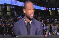 Dwayne Wade says “when I was in Miami” in past tense on broadcast