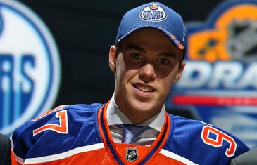 Edmonton Oilers select Connor McDavid with the 1st overall pick