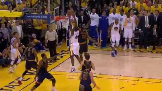 Harrison Barnes slams home the putback jam plus the foul