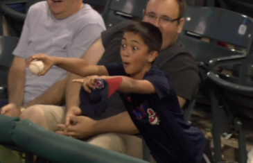 Classic: Kid makes a foul ball grab, engages Miggy & Miguel Cabrera makes a fan for life