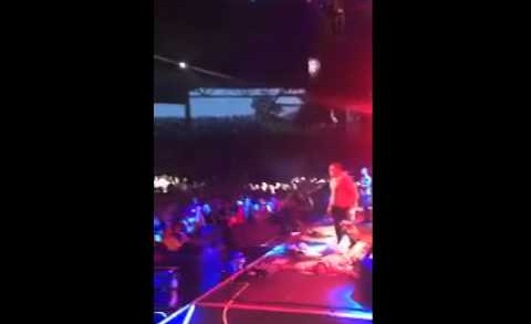 JJ Watt tackles a fan at Zac Brown Band concert