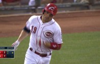 Joey Votto blasts his third homer of the game