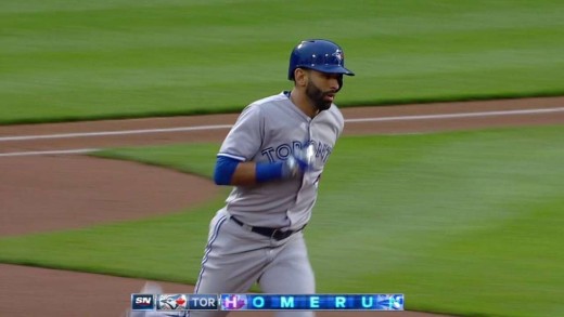 Jose Bautista launches a mammoth solo shot