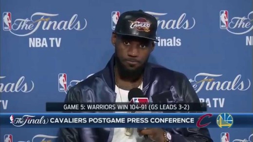 LeBron James says he is the best player in the world in Game 5 press conference