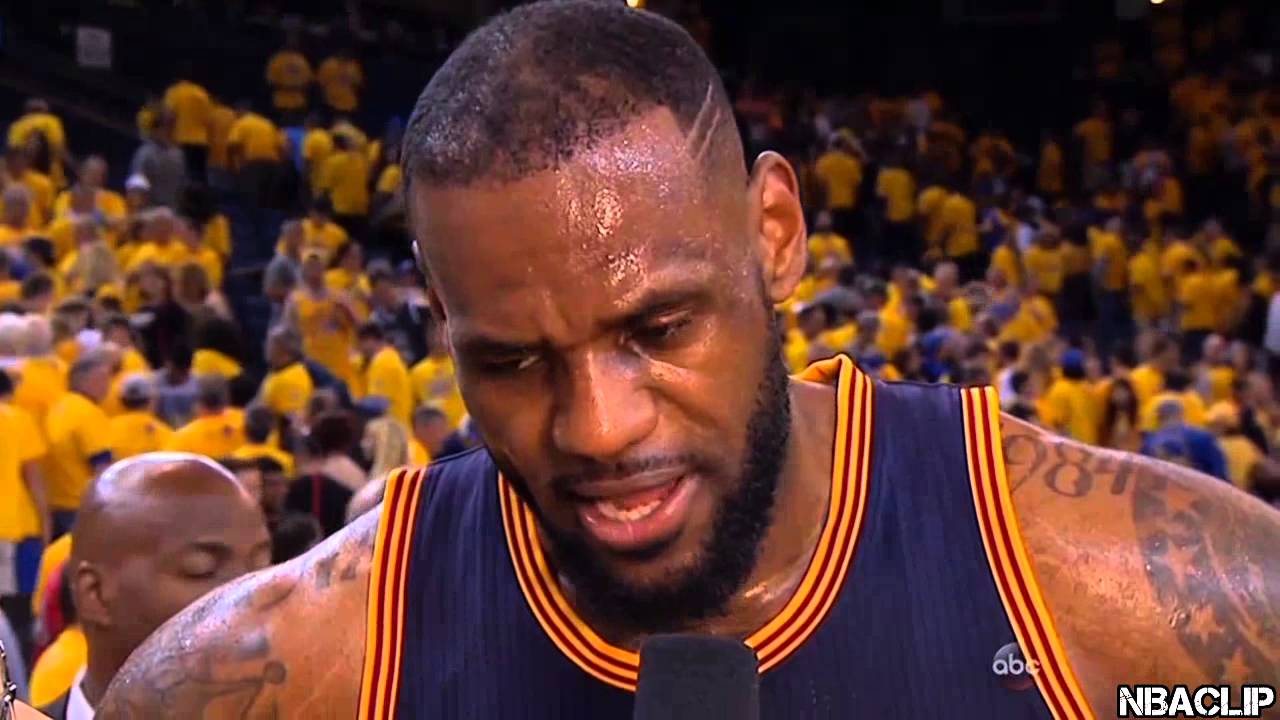 LeBron James post game interview (Game 2 - NBA Finals)