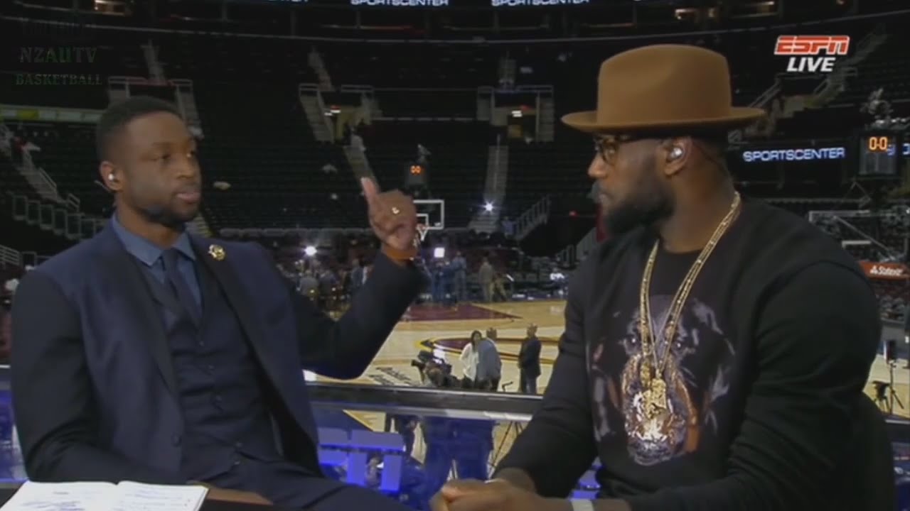 LeBron James post game interview with Dwayne Wade