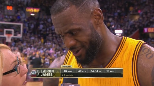 LeBron James post game interview (Game 3 – NBA Finals)