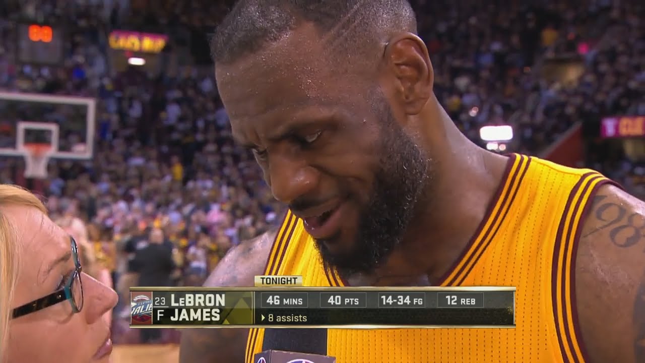 LeBron James post game interview (Game 3 - NBA Finals)