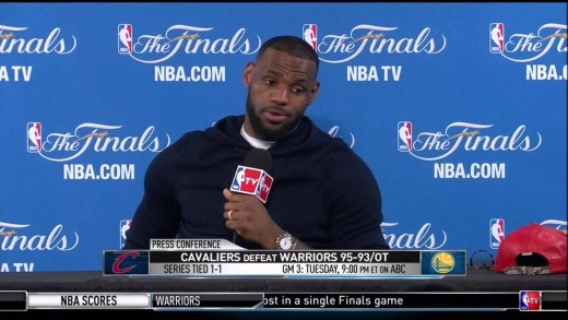 LeBron James press conference (Game 2 – NBA Finals)