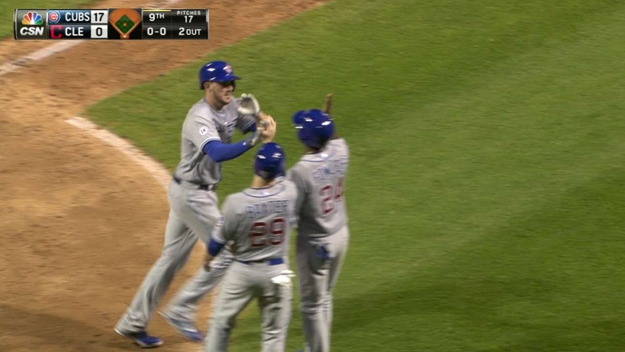 Padding The Numbers: Kris Bryant destroys a grand slam off of outfielder David Murphy