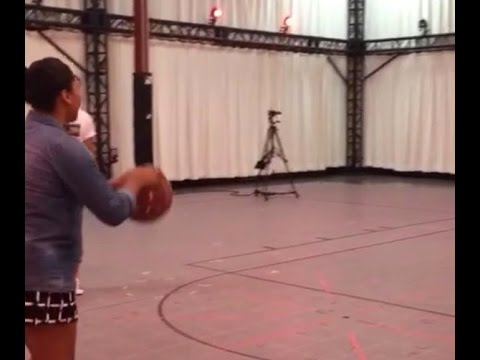 Runs In The Fam: Steph Curry's wife drills a NBA 3-pointer