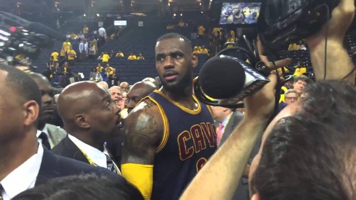 Warriors fan calls LeBron James a “p*ssy a*s bi*ch” to his face