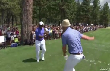 Justin Timberlake & Alfonso Ribeiro break out the “Carlton” dance on the Golf Course