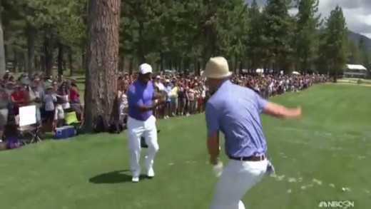 Justin Timberlake & Alfonso Ribeiro break out the “Carlton” dance on the Golf Course